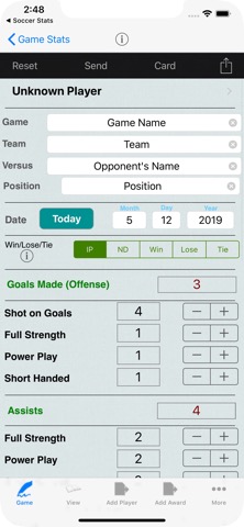 Hockey Player Tracker Logbookのおすすめ画像1