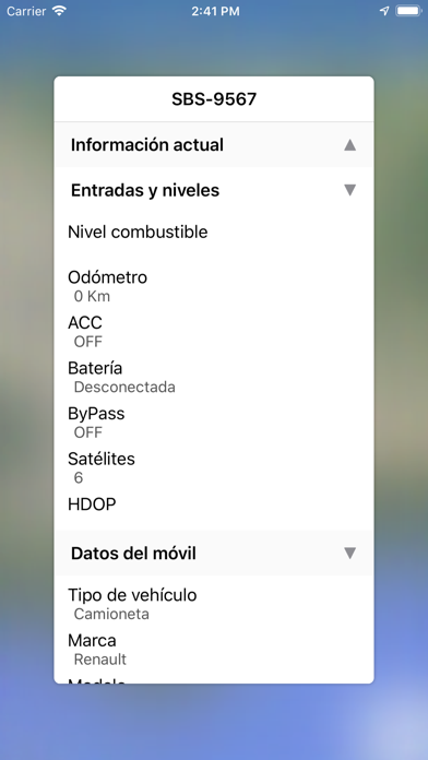 Control Vehícular screenshot 2