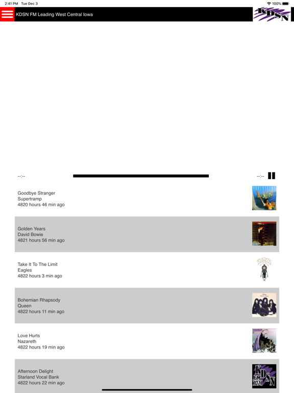 KDSN iPad screenshot 1 - Entertainment app