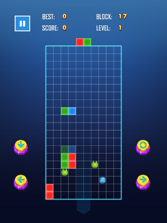 Hexa Square Block Puzzle - Fun iPad screenshot