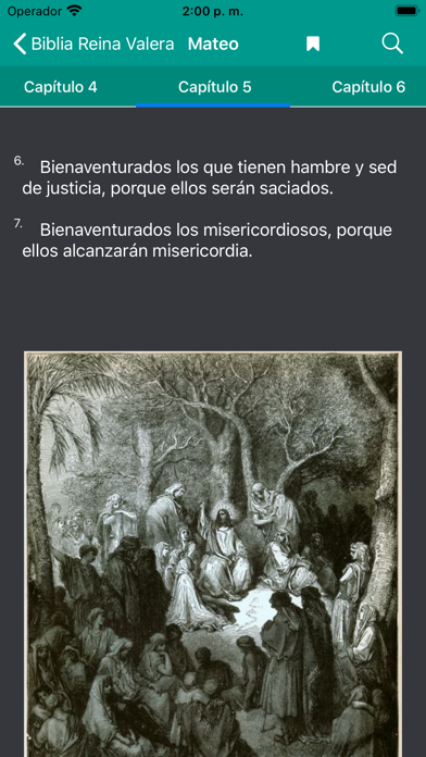 Biblia Reina Valera Ilustrada iPhone screenshot 6 - Lifestyle app