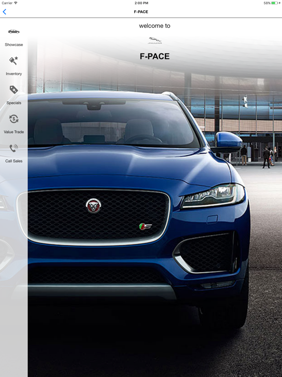 Jaguar Albuquerque iPad screenshot 2 - Shopping app