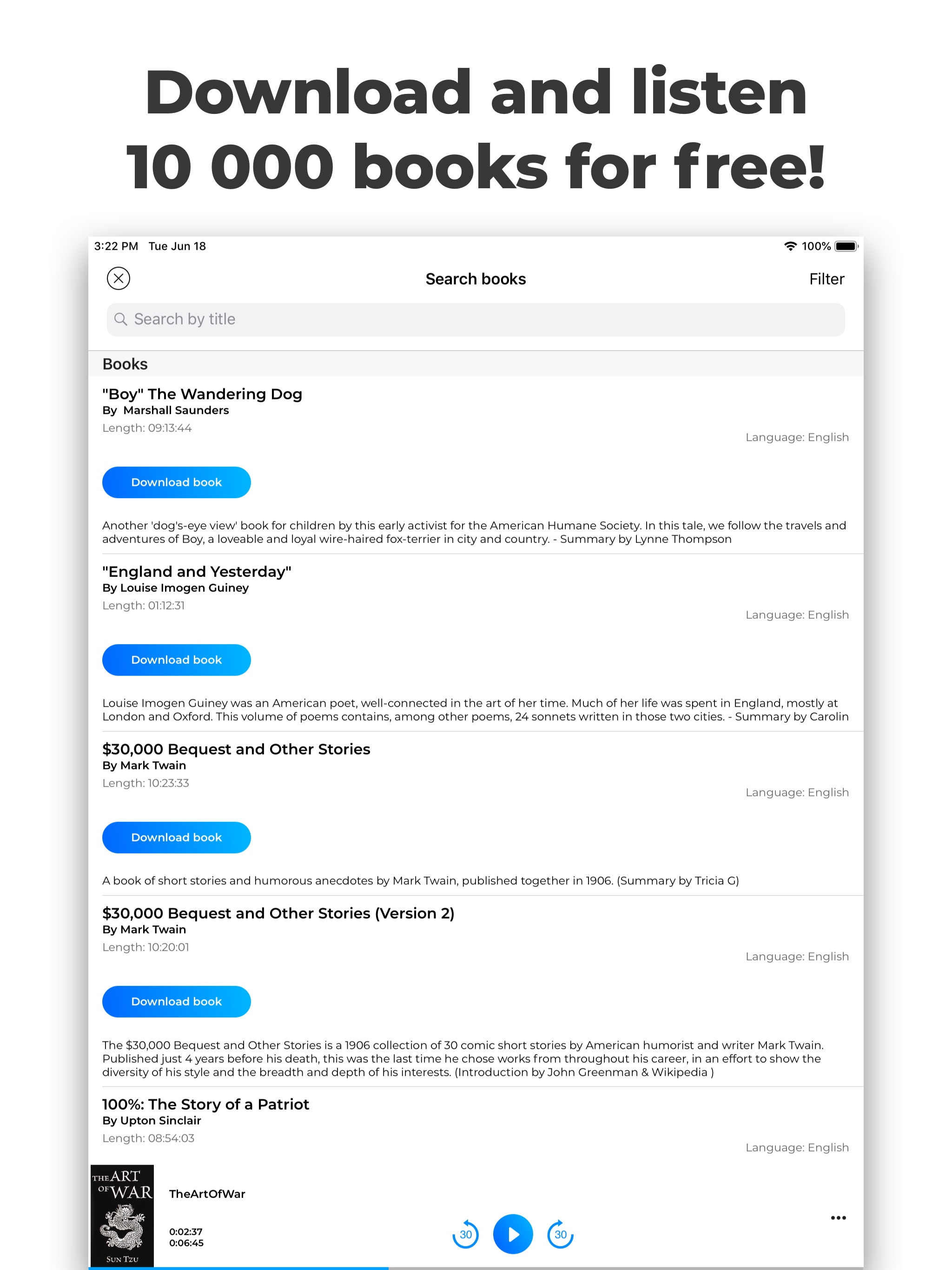 Audiobook Player SmartBook