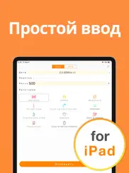 Учет расходов: money note айпад изображения 2