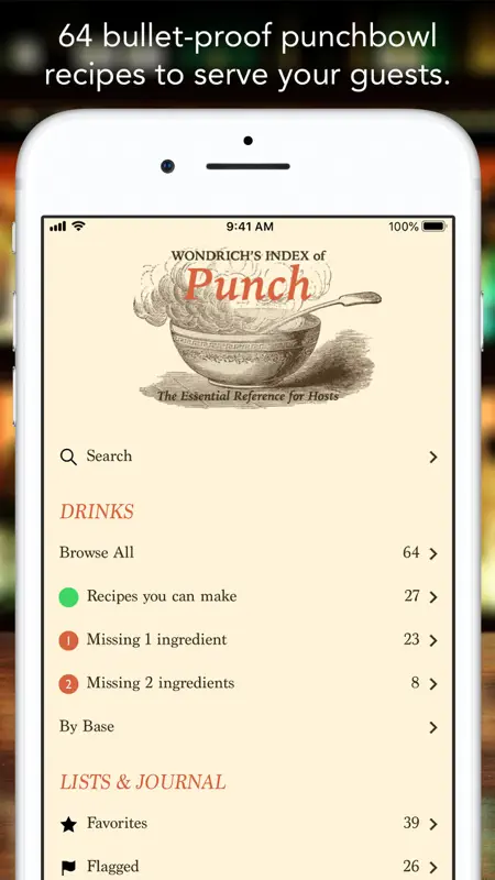 Wondrich’s Index of Punch screenshot 1 of 5