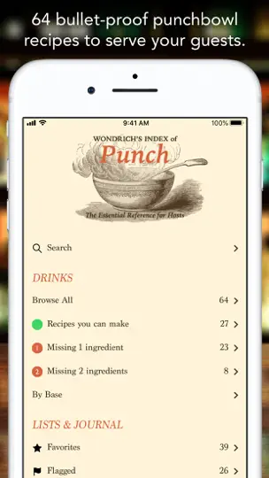 Скриншот Wondrich’s Index Of Punch на iPhone 1
