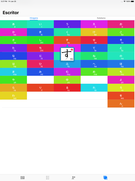 Aprenda japonês básico iPad screenshot 5 - Education app