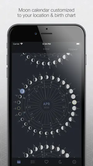The Moon Calendar screenshot 1