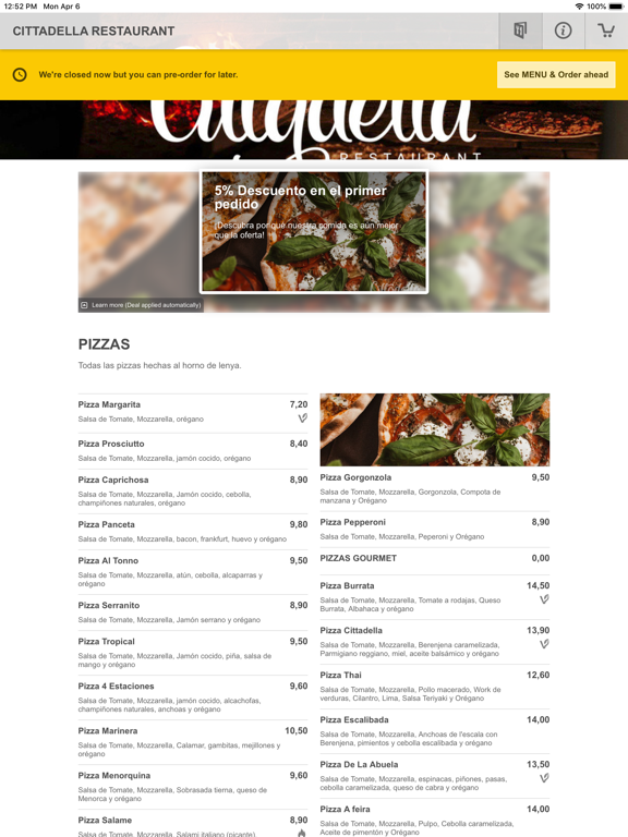 Screenshot #6 pour Cittadella Restaurant