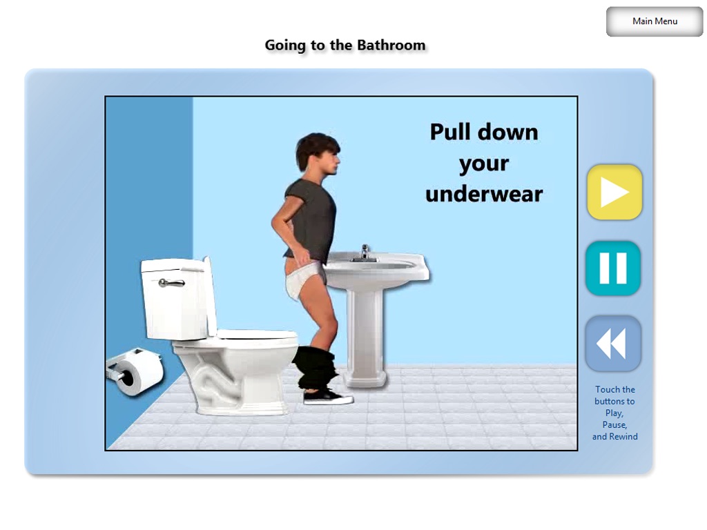 Toileting: Male screenshot 2