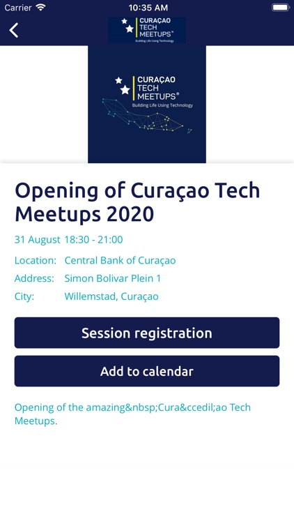 Curacao Tech Meetups screenshot-3