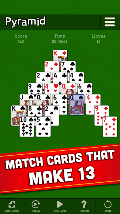 Pyramid - Classic Solitaire Screenshot