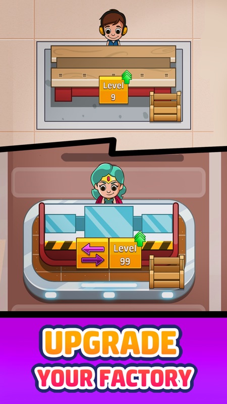 Idle Factory Tycoon screenshot 1