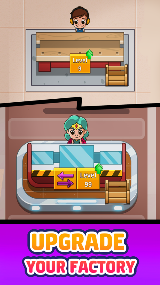 #1. Idle Factory Tycoon: Business! (iOS) Podle: Kolibri Games GmbH