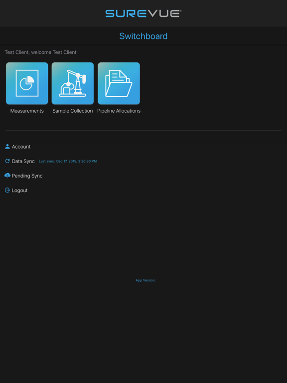SureVue iPad screenshot