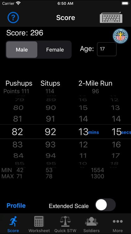 Army Fitness APFT Calculator screenshot-4