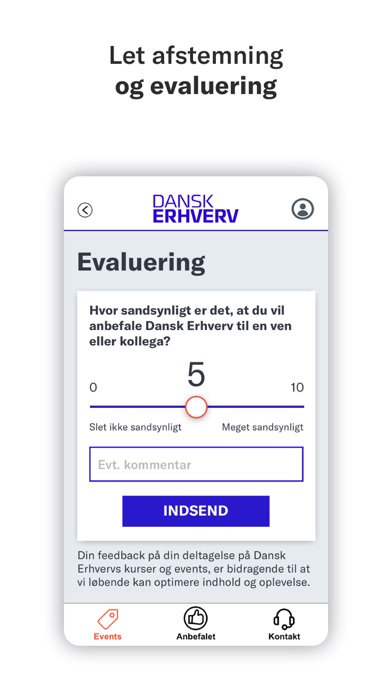 Dansk Erhverv Event Screenshot