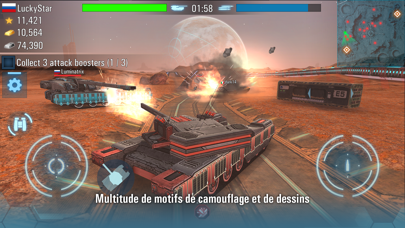 Screenshot #3 pour Future Tanks: World of War 3D