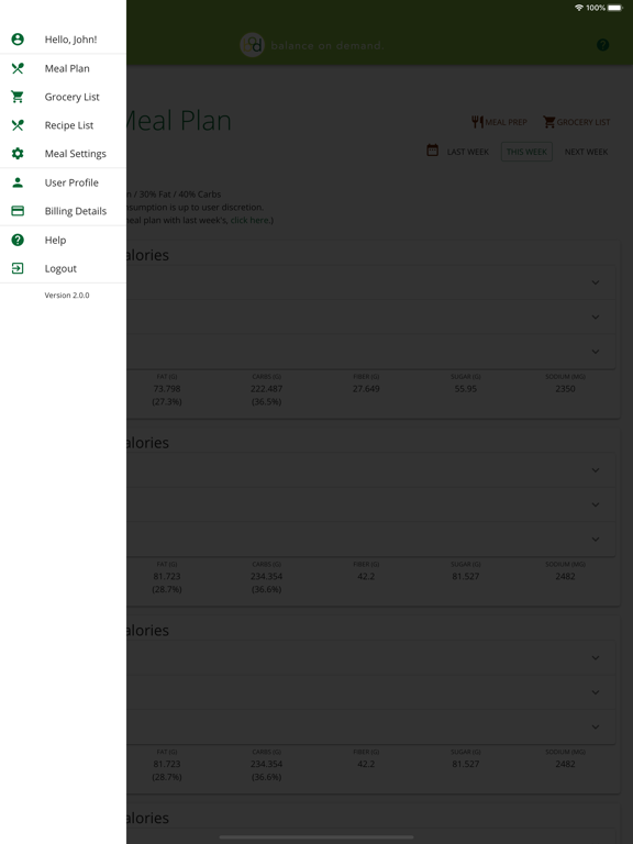 Balance on Demand iPad screenshot 10 - Health & Fitness app