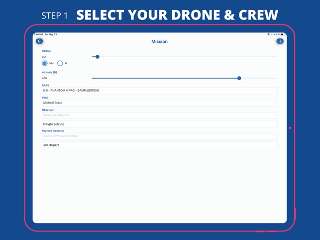 RPAS WILCO: Drone Flight Plans dans l'App Store