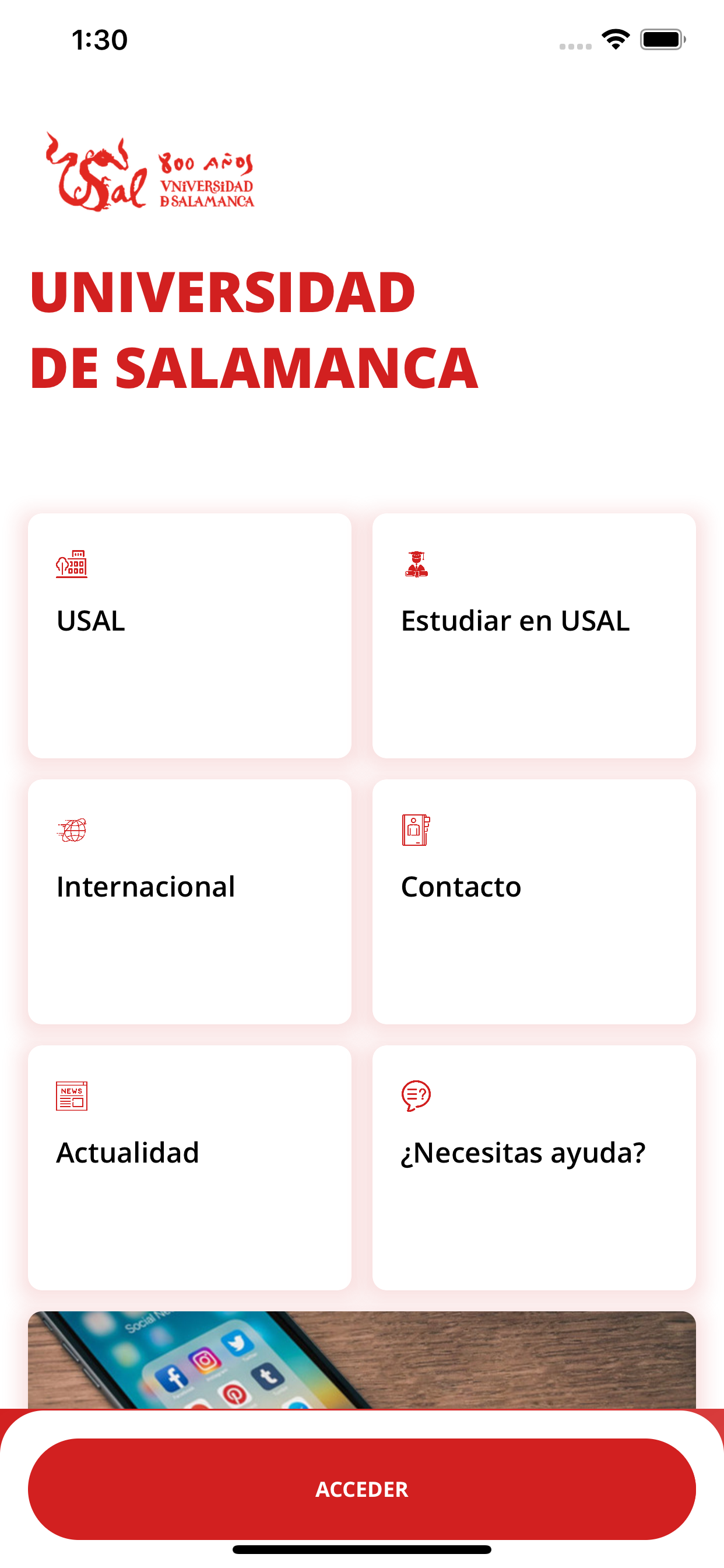 USAL App Universidad Salamanca