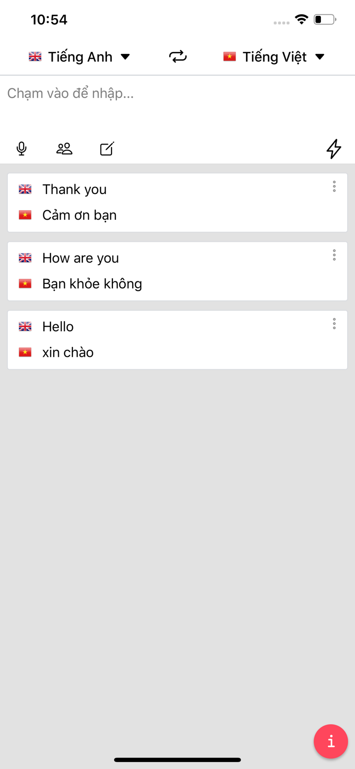 Dich ngon ngu screenshot 1