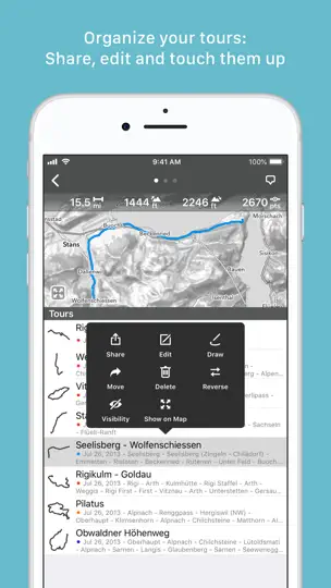 Captura de pantalla de MapOut en iPhone 5
