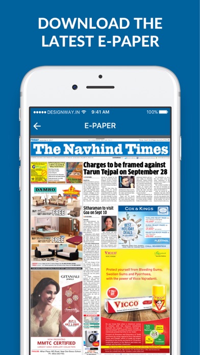 Screenshot #3 pour Navhind Times