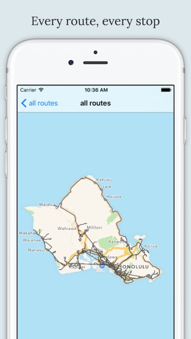 Honolulu Public Transport Screenshot