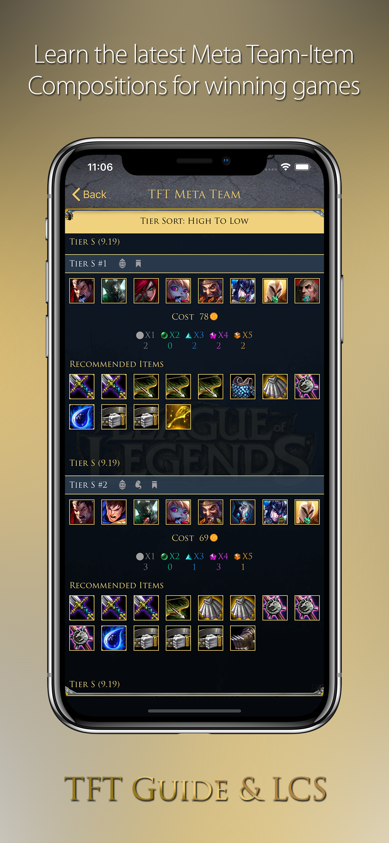TFT LCS for League of Legends