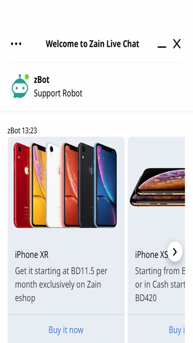 Zain Bahrain screenshot 2