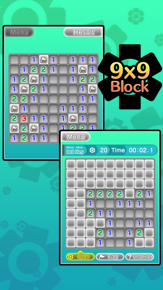 #2. Basic MineSweeper (iOS) 由: RUCKYGAMES CO., LTD.