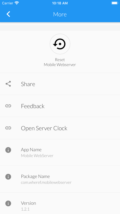 Mobile Web Server screenshot 3