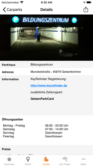 Screenshot #3 pour Parkziel.de