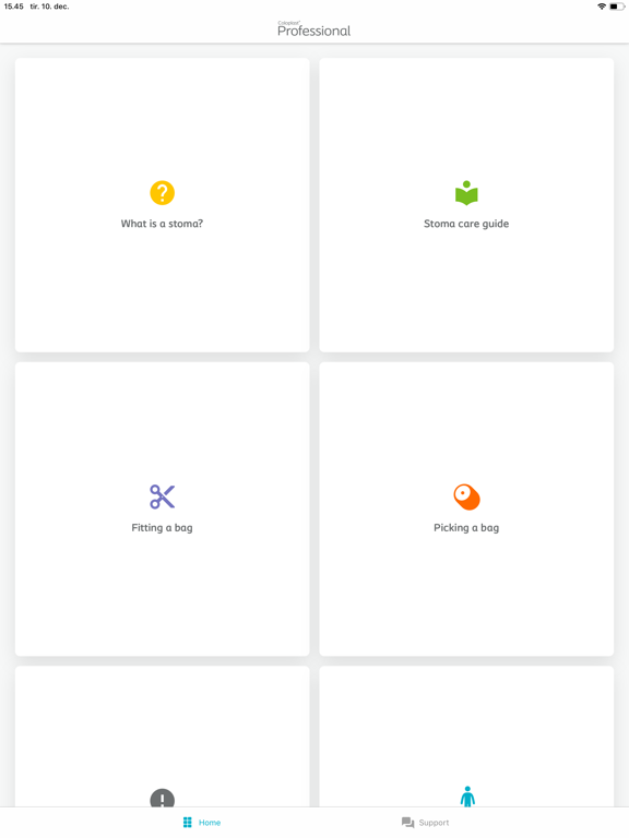 Stoma Care iPad screenshot 1 - Medical app
