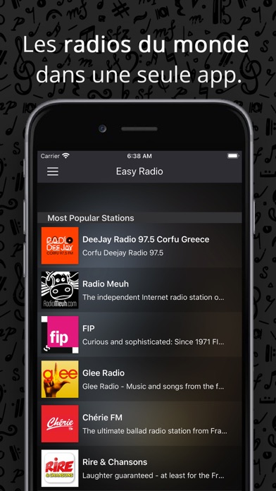 Screenshot #1 pour Easy Radio - Tuner FM AM live