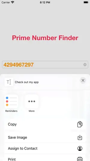 Find Prime Num screenshot 1
