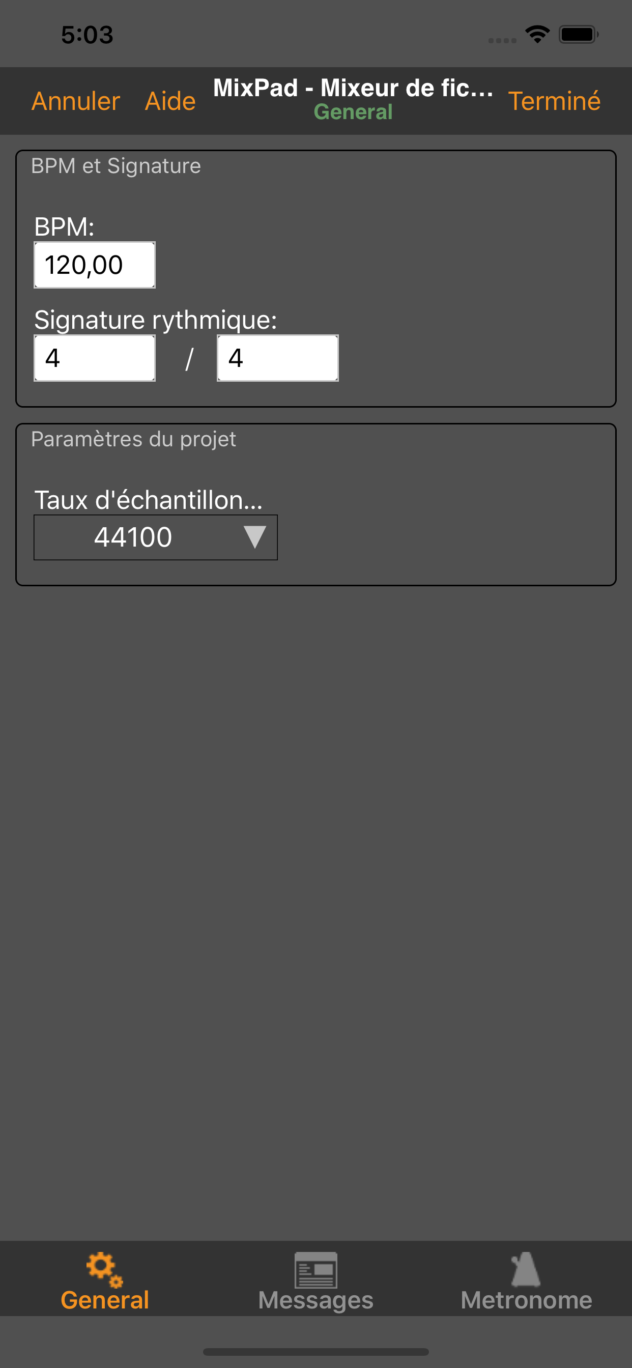 MixPad - Mixeur Multipiste