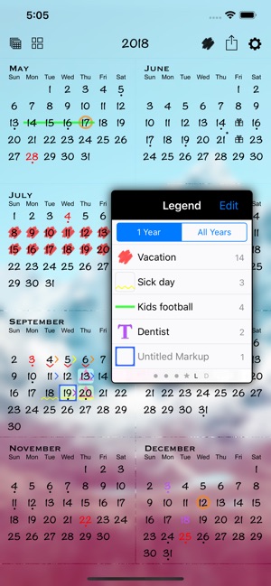 All‑in‑One Year Calendar(圖2)-速報App