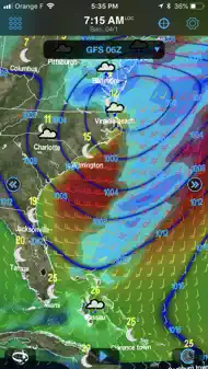 Weather4D Routing iphone resimleri 2