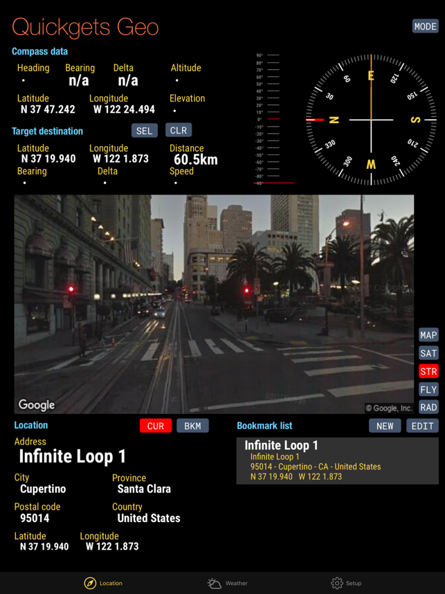 ‎Quickgets Geo: geodata widgets Screenshot