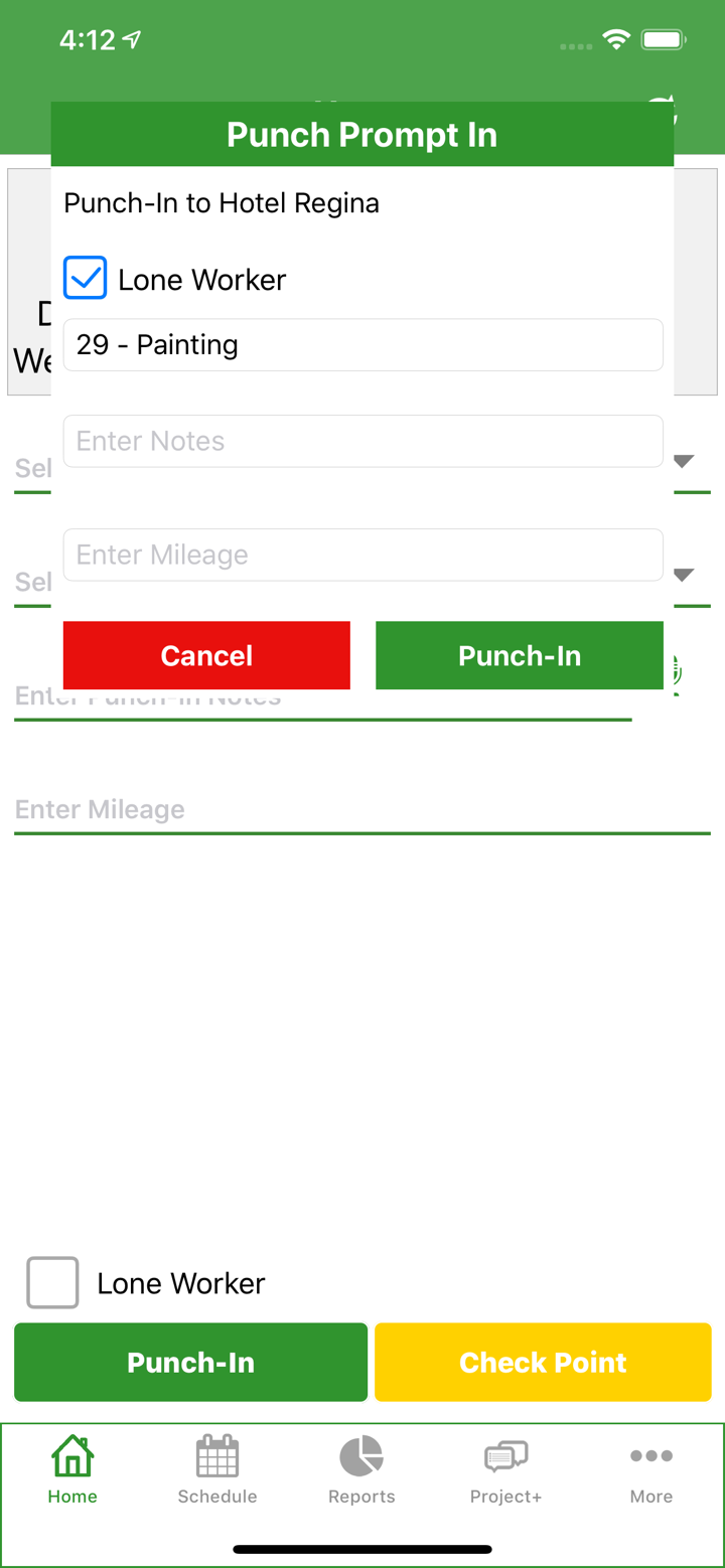 Timesheet Mobile™ screenshot 1