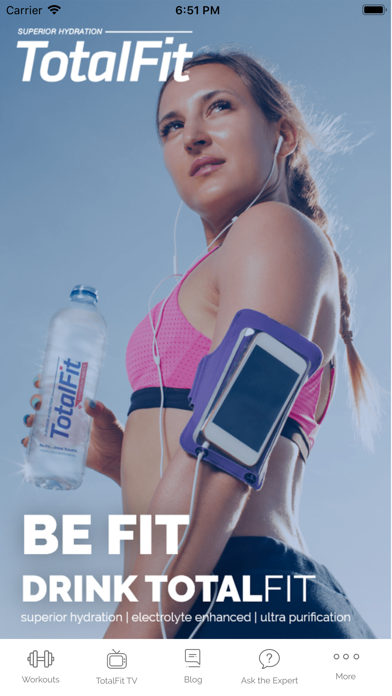 TotalFit Premium Water Screenshot