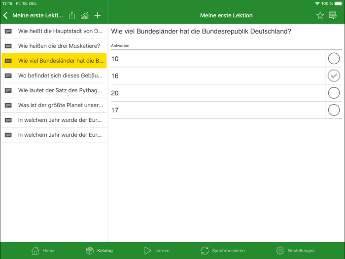 sgd – Digitale Lernkarten