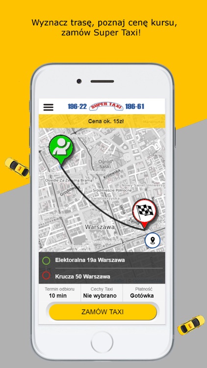 SUPER TAXI Warszawa 196 22