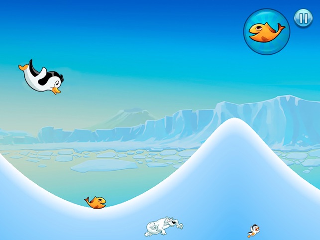 Aventuras geladas com o game Racing Penguin para iPad