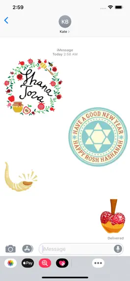 Game screenshot Happy Rosh Hashanah Stickers mod apk