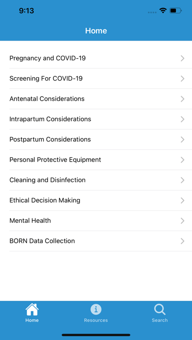 Screenshot #1 pour COVID-19 Resource for Midwives