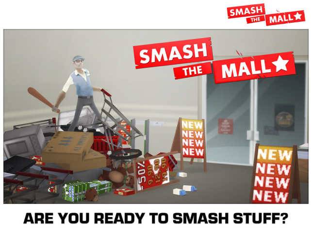 ‎Smash the Mall - Stress Fix! Screenshot