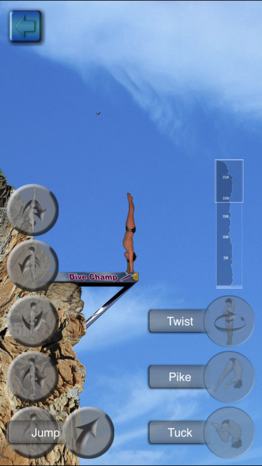 #5. Cliff Diving Champ (iOS) 由: Jean-Baptiste Bolcato